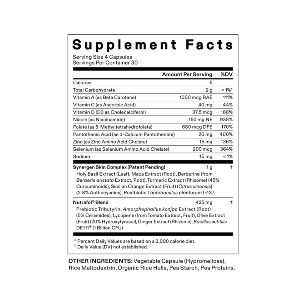 Nutrafol Clear Skin Nutraceutical