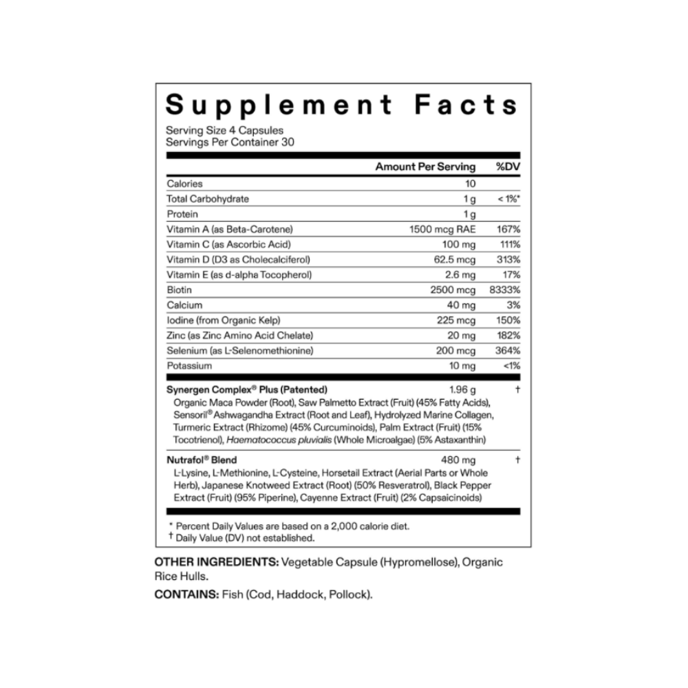 Nutrafol Women's Balance Hair Growth Nutraceutical