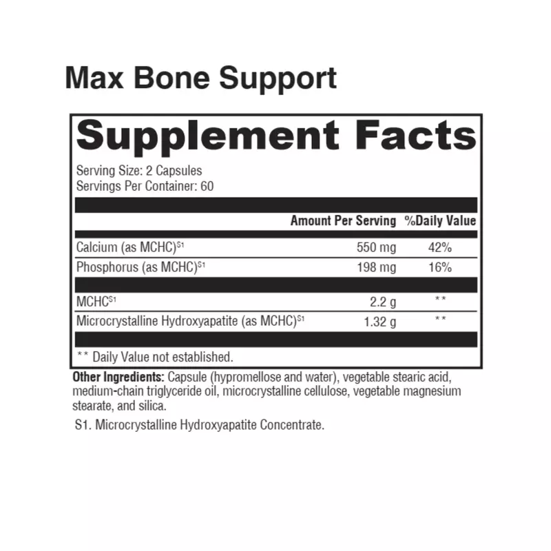 Max Bone Support